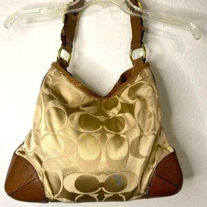 Coach Peyton Sateen Shoulder Hobo Purse J0968-14525